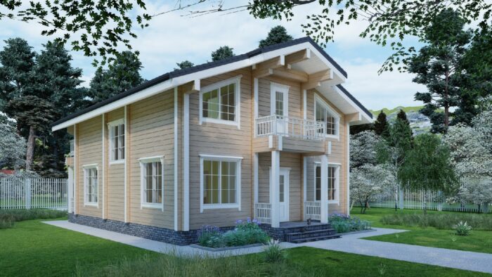 Дом из клееного бруса Алексин