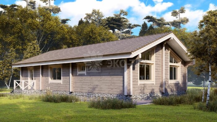 Проект дома Атлантик клееный брус