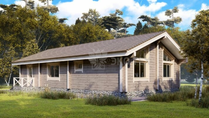 Проект дома Атлантик клееный брус