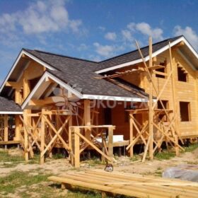 Эко-тех строительство дома из клееного бруса