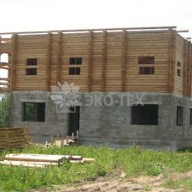 Строительство деревянного второго этажа каменному дому