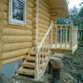 Строительство крыльца для деревянного дома