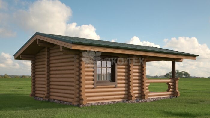 Проект дома Добрая оцилиндрованное бревно