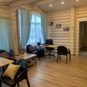 Выставка деревянных домов Эко-Тех — МКАД 65 км. фото ТЦ «Синдика»