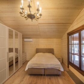 Фото деревянный дом из клееного бруса по проекту "Байрон" - фото