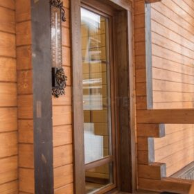 Фото деревянный дом из клееного бруса по проекту "Байрон" - фото