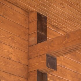 Фото деревянный дом из клееного бруса по проекту "Байрон" - фото