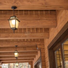 Фото деревянный дом из клееного бруса по проекту "Байрон" - фото