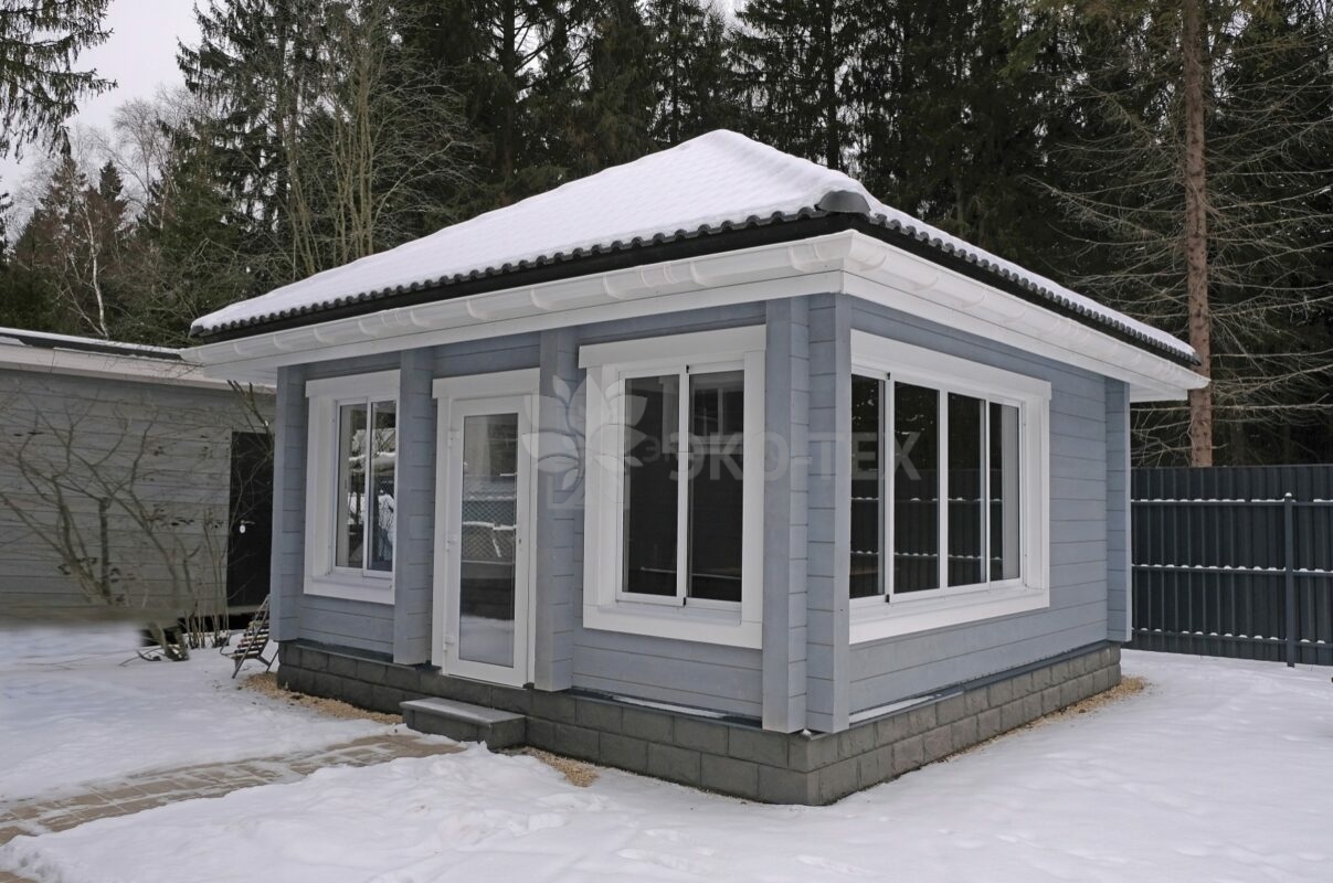 Фото беседка из клееного бруса