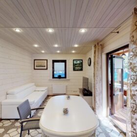 Фото дом из клееного бруса по проекту "Бунырево"