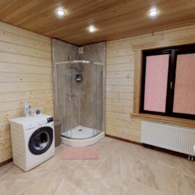 Фото дом из клееного бруса по проекту "Бунырево"