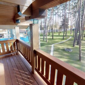 Фото дом из клееного бруса по проекту "Бунырево"