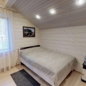 Фото дом из клееного бруса по проекту "Бунырево"