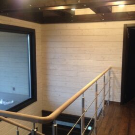 Фото деревянный дом из клееного бруса по проекту "Дипломат"