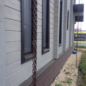 Фото деревянный дом из клееного бруса по проекту "Дипломат"