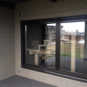 Фото деревянный дом из клееного бруса по проекту "Дипломат"