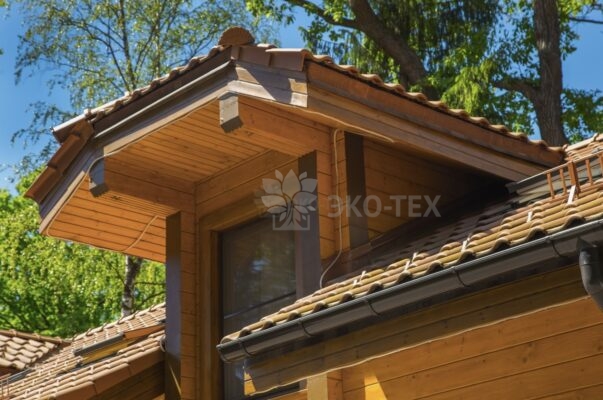 Фото дом с бассейном и спортзалом из клееного бруса