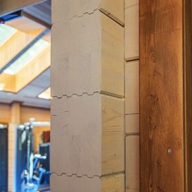 Фото дом с бассейном и спортзалом из клееного бруса