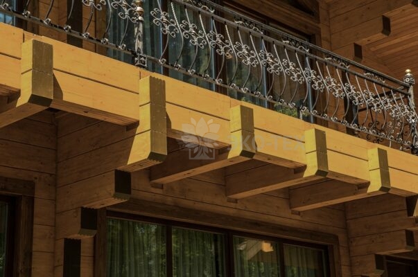 Фото дом с бассейном и спортзалом из клееного бруса