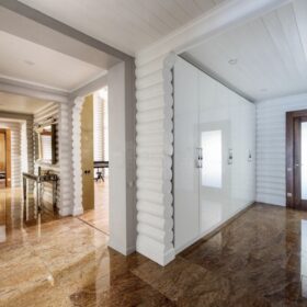 Фото дом из оцилиндрованного бревна