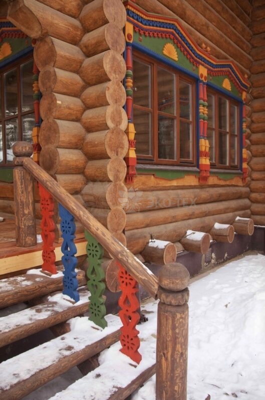 Фото изба из рубленного бревна