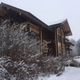 Фото дома из клееного бруса