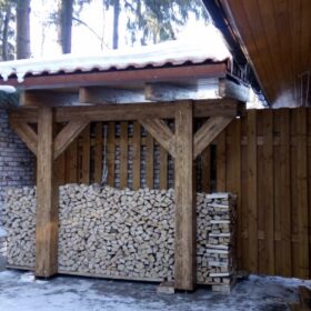 Фото дома из клееного бруса