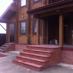 Фото дома из клееного бруса