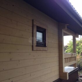 Фото дома из клееного бруса