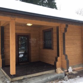 Фото дома из клееного бруса