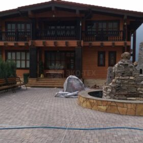 Фото дома из клееного бруса