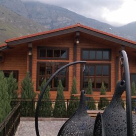 Фото дома из клееного бруса