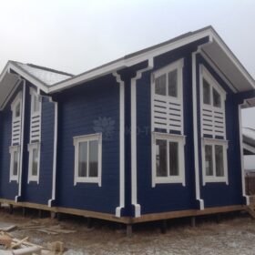 Фото дома из клееного бруса