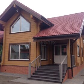 Фото дома из клееного бруса