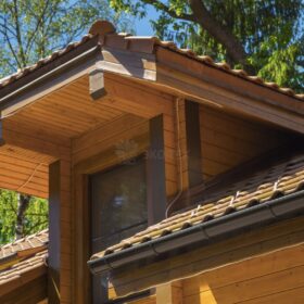 Фото дома из клееного бруса