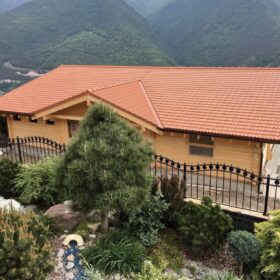 Фото дома из клееного бруса