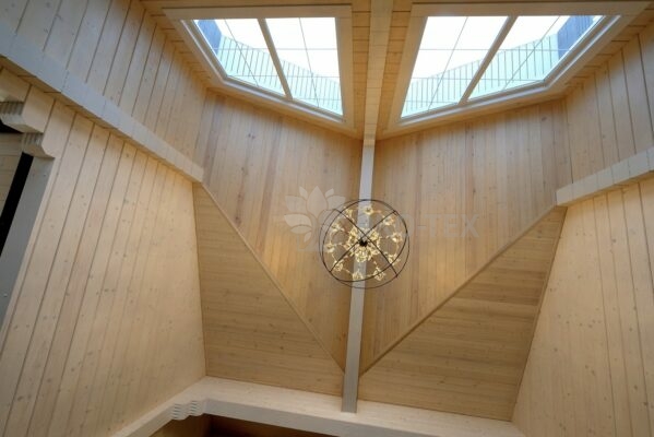 Фото деревянный дом из клееного бруса по проекту "Крым"