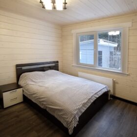 Фото деревянный дом из клееного бруса по проекту "Крым"