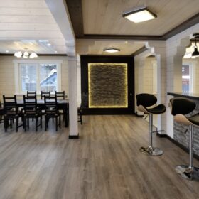 Фото деревянный дом из клееного бруса по проекту "Крым"