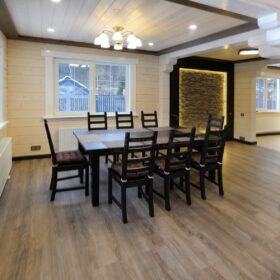 Фото деревянный дом из клееного бруса по проекту "Крым"