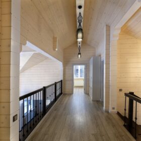 Фото деревянный дом из клееного бруса по проекту "Крым"