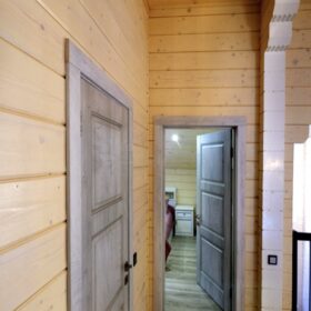 Фото деревянный дом из клееного бруса по проекту "Крым"