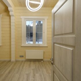 Фото деревянный дом из клееного бруса по проекту "Крым"