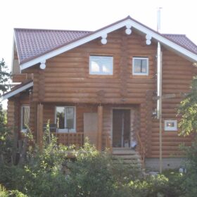 Фото домов из бревна ручной рубки