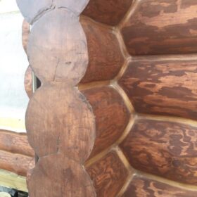 Фото домов из бревна ручной рубки