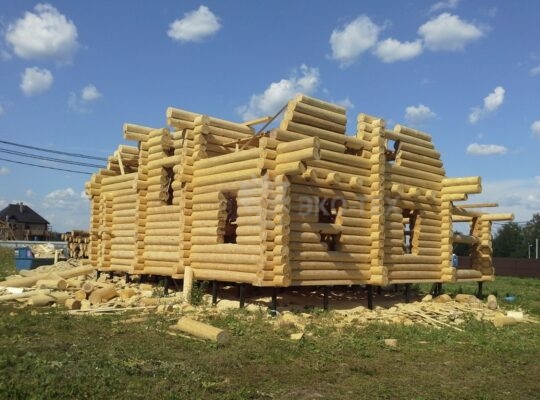 Фото домов из бревна ручной рубки