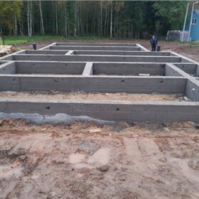 Ленточные фундаменты