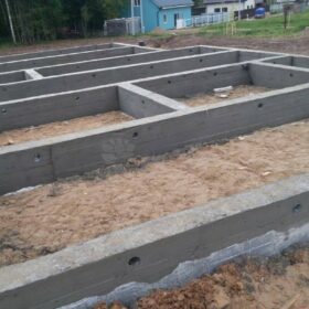 Ленточные фундаменты