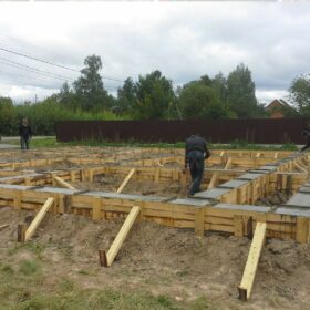 Ленточные фундаменты