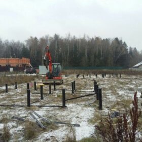 Фундаменты на винтовых сваях